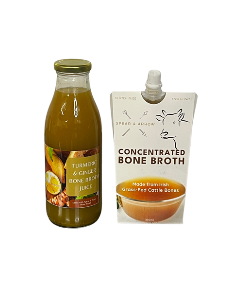 Natural Bone Broth premium quality - Plain and Turmeric Bone Broth Juice