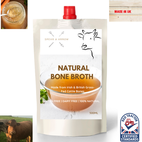 Natural Beef Bone Broth (500ml) Plain