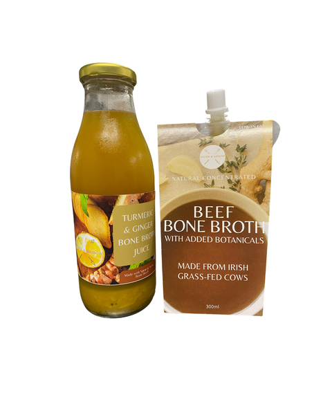 Made in the UK Premium Quality Bone Broth with Botanicals and Turmeric Bone Broth Juice