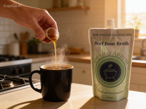 Beef Bone Broth Made with Natural Ingredients Starter Pack with Beef Dripping