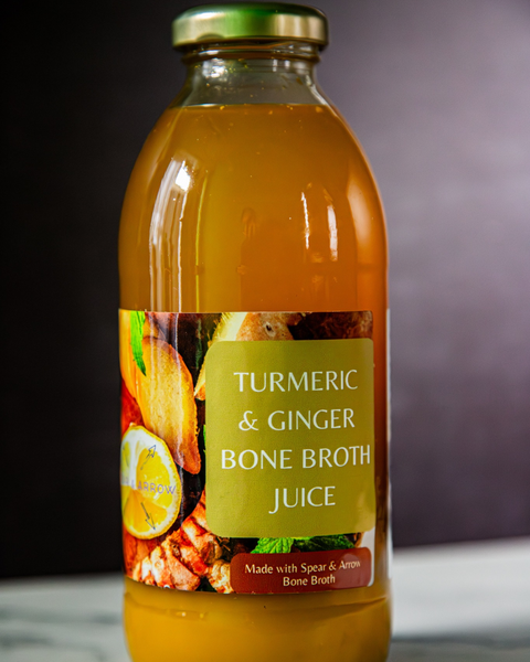 Turmeric and Ginger Bone Broth Juice 3 x 500ml multi pack offer
