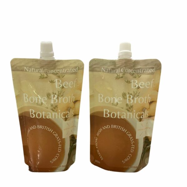 2 pouches of botanical bone broth,