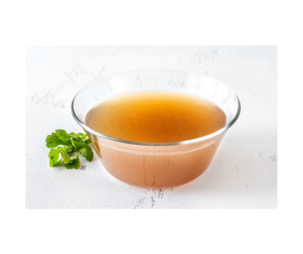 bowl of natural bone broth