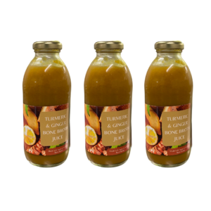 3 x bottles of Turmeric & Ginger Bone Broth Juice